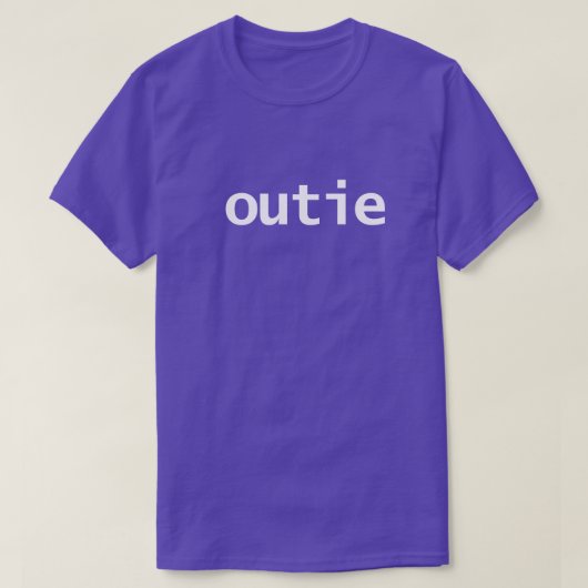 Innie Outie ontslag T-shirt (Design voorkant)