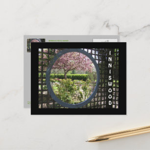 INNISWOOD METRO GARDENS/LATTICE GATE ROND "RAAM BRIEFKAART