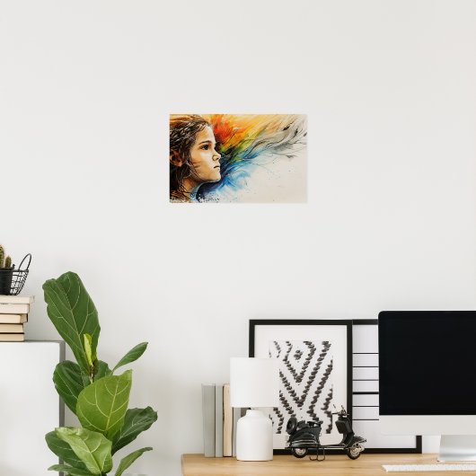 Innocence and Courage – Saint Maria Goretti Poster (Thuiskantoor)