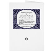 Innocence Fairy Cat Card (Achterkant)