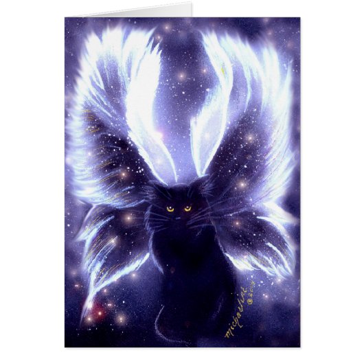 Innocence Fairy Cat Card (Voorkant)