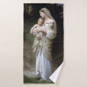 Innocence (Madonna en Child), Bouguereau Badhanddoek (Badhanddoek)