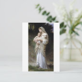 Innocence (Madonna en Child), Bouguereau Briefkaart (Staand voorkant)