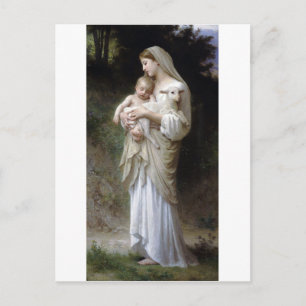 Innocence (Madonna en Child), Bouguereau Briefkaart