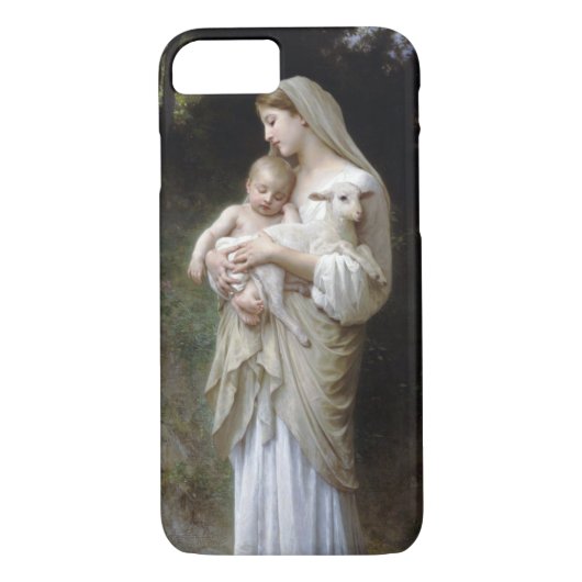 Innocence (Madonna en Child), Bouguereau Case-Mate iPhone Case (Achterkant)