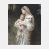 Innocence (Madonna en Child), Bouguereau Fleece Deken (Voorkant)