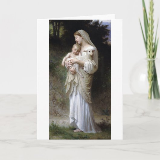 Innocence (Madonna en Child), Bouguereau Kaart (Voorkant)