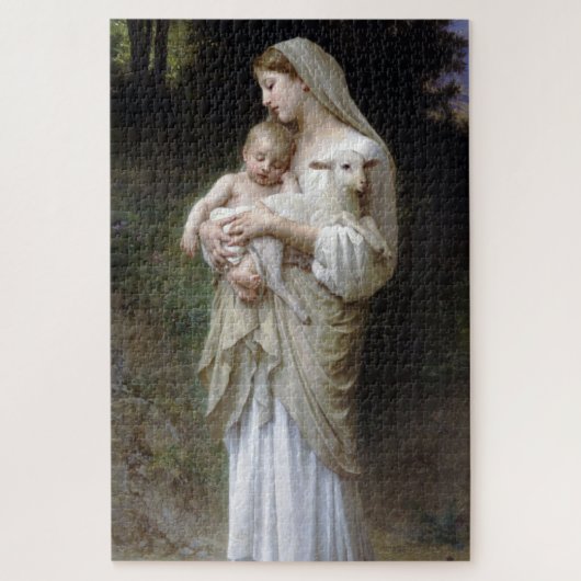 Innocence (Madonna en Child), Bouguereau Legpuzzel (Verticaal)
