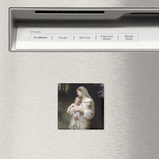 Innocence (Madonna en Child), Bouguereau Magneet (Insitu (Vaatwasser))