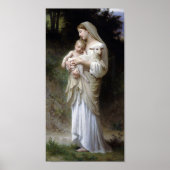 Innocence (Madonna en Child), Bouguereau Poster (Voorkant)