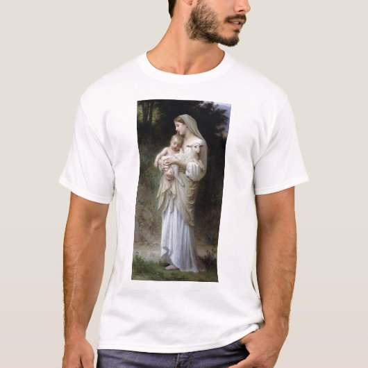 Innocence (Madonna en Child), Bouguereau T-shirt (Voorkant)