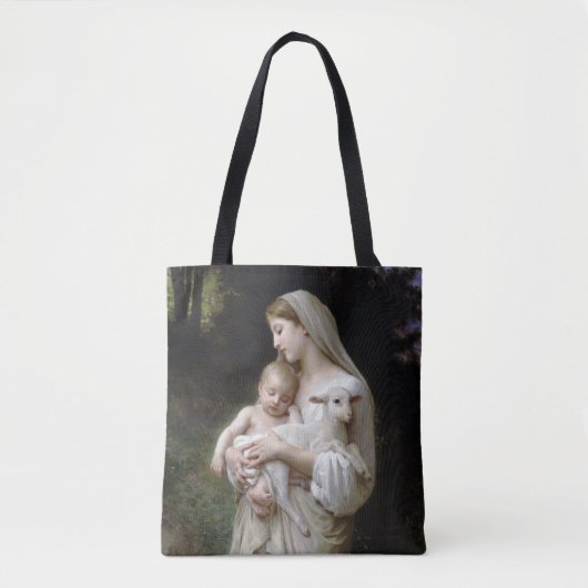 Innocence (Madonna en Child), Bouguereau Tote Bag (Voorkant)
