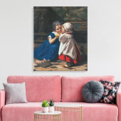 Innocence & Music, First Lesson in Music Old Times Canvas Afdruk (Insitu (Woonkamer))