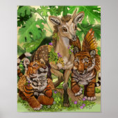 "Innocence of the new" eenhoorn-Poster Poster (Voorkant)