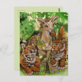 "Innocence of the new" unicorn Briefkaart (Voorkant / Achterkant)