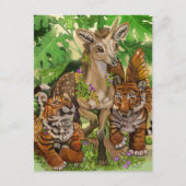 "Innocence of the new" unicorn Briefkaart (Voorkant)