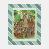 "Innocence of the new" unicorn Fleece Deken (Voorkant)