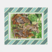 "Innocence of the new" unicorn Fleece Deken (Voorkant (Horizontaal))