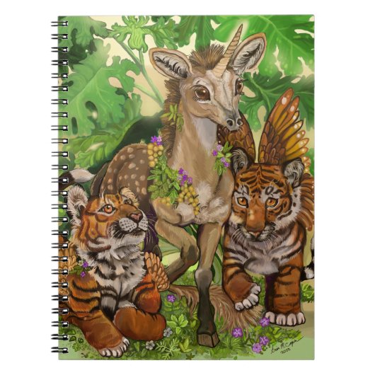 "Innocence of the new" unicorn Notitieboek (Voorkant)