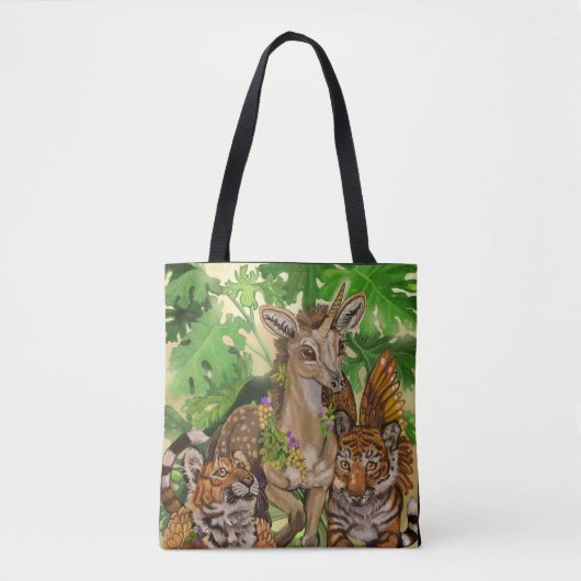 "Innocence of the new" unicorn Tote Bag (Voorkant)