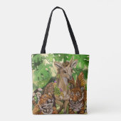 "Innocence of the new" unicorn Tote Bag (Achterkant)