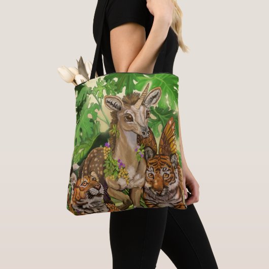 "Innocence of the new" unicorn Tote Bag (Dichtbij)