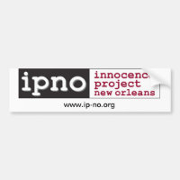 Innocence Project New Orleans Bumpersticker