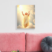 Innocence Soars - Premium Wrapped Canvas (Glans) Afdruk (Insitu (Woonkamer))