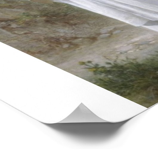 Innocense Bouguereau Lamb baby Poster (Hoek)