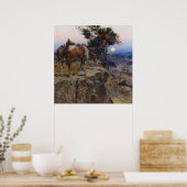 "Innocent Allies" van Charles M Russell Poster (Keuken)