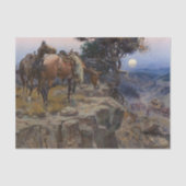 "Innocent Allies" van Charles M Russell Tissuepapier (Voorkant)