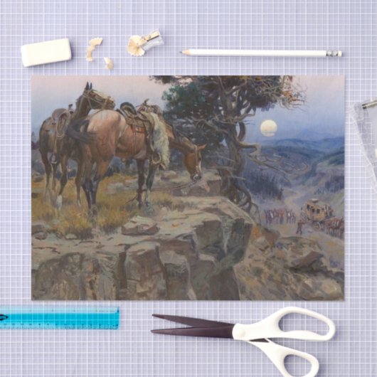 "Innocent Allies" van Charles M Russell Tissuepapier (Craft)