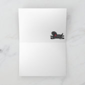 Innocent Black Labrador Puppy Dank u Bedankkaart (Binnen)