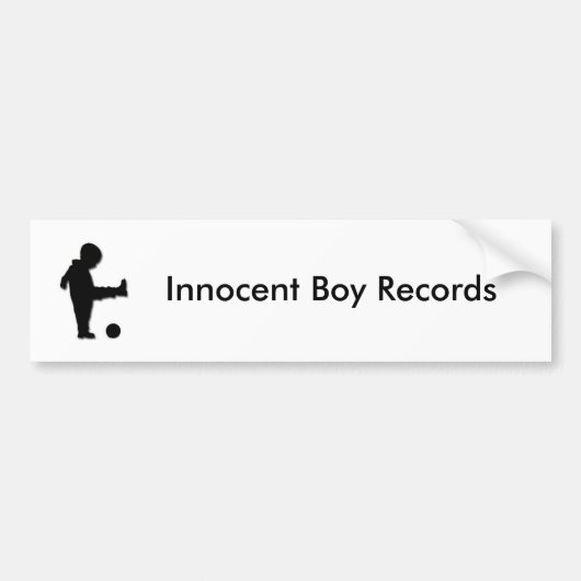 Innocent Boy Records Bumpersticker (Voorkant)