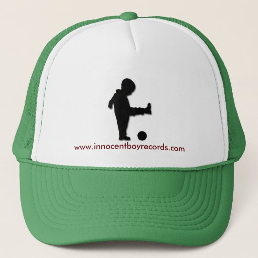 Innocent Boy Records Trucker Hat w/write Pet (Voorkant)