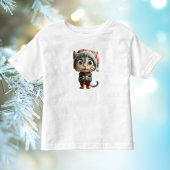 Innocent Cat Christmas Elf Peuter T-shirt