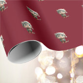 Innocent Cat Christmas Elf Wrapping Paper Cadeaupapier