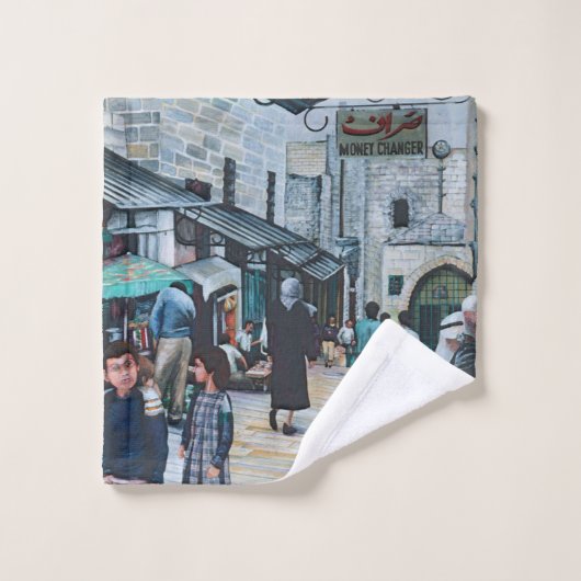 Innocent Eyes of Old Jerusalem Bad Handdoek (Wasdoekje)