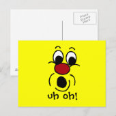 Innocent Face Grumpey Briefkaart (Voorkant / Achterkant)