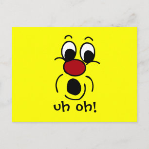 Innocent Face Grumpey Briefkaart