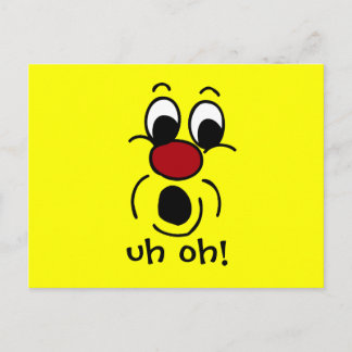 Innocent Face Grumpey Briefkaart