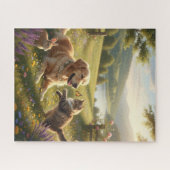 Innocent Friendship in Nature's Embrace Legpuzzel (Horizontaal)