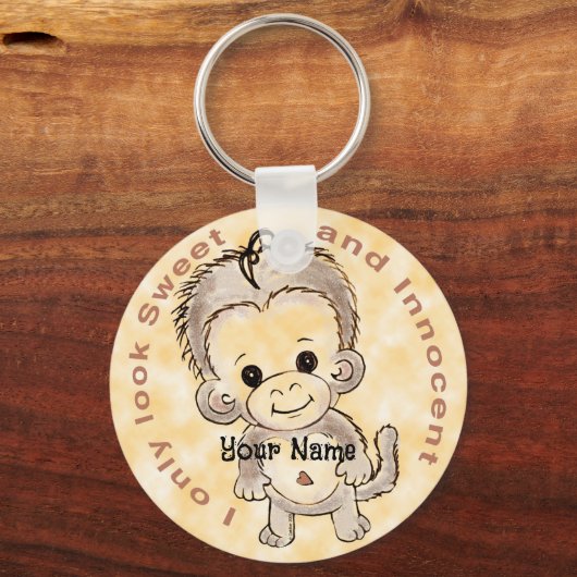 Innocent Monkey Sleutelhanger (Voorkant)