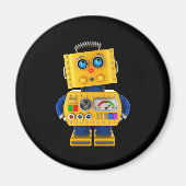 Innocent uitziende speelgoed robot magneet (Voorkant)