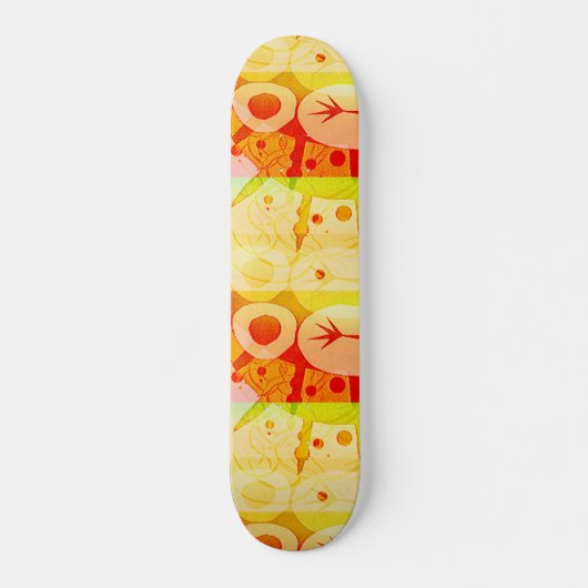 Innocentie in de Extremis Pastel Grunge Skateboard (Voorkant)