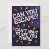 Innodiging voor kleurrijke Ontsnappingsruimte Kaart (Achterkant)