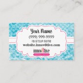 Innov8tive Posh Clear Water Samples Visitekaartje (Achterkant)