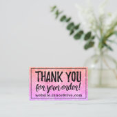 Innov8tive Posh, dank je wel Visitekaartje (Staand voorkant)