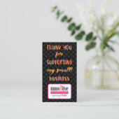 Innov8tive + Posh Dank u Visitekaartje (Staand voorkant)