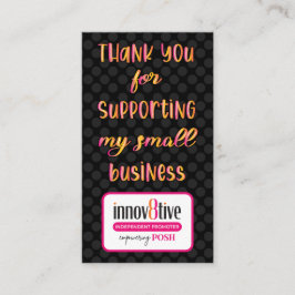 Innov8tive + Posh Dank u Visitekaartje